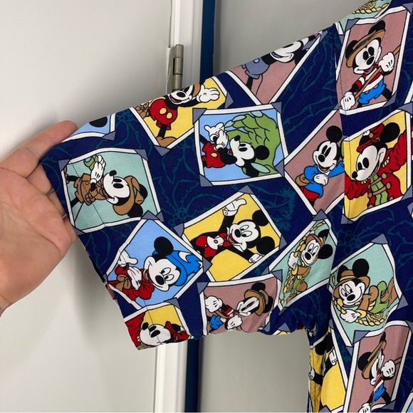 Disneyana Clothiers 2001 Mickey Mouse Shirt Family Reunion Disney Sz L - Picture 2 of 10